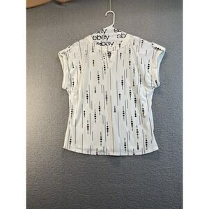 Cure  Sleeveless Top Blouse Shirt Polka Dot‎ Size Large